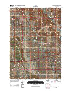2012 Map of Iron Mountain, 2012 Print