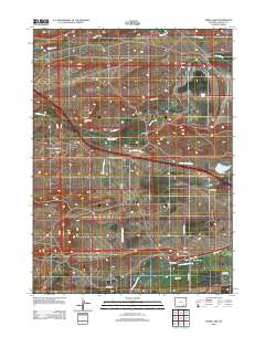 2012 Map of James Lake, 2012 Print