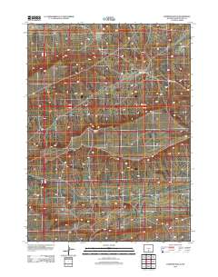 2012 Map of Jawbone Ranch, 2012 Print