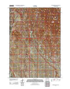 2012 Map of Jenkins Mountain, 2012 Print