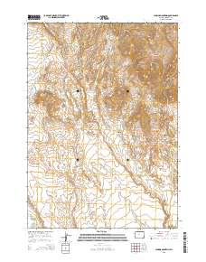 2015 Map of Jenkins Mountain, 2015 Print