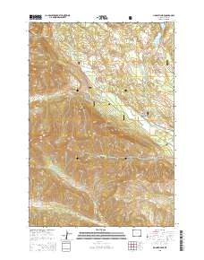 2015 Map of Jim Smith Peak, 2015 Print
