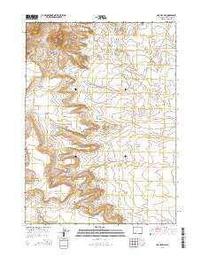 2015 Map of Joe Hay Rim, 2015 Print