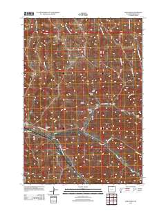2012 Map of Jones Draw, 2012 Print