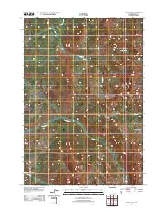 2012 Map of Joseph Peak, 2012 Print