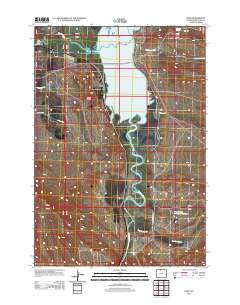 2012 Map of Kane, 2012 Print