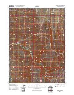 2012 Map of Kappes Canyon, 2012 Print