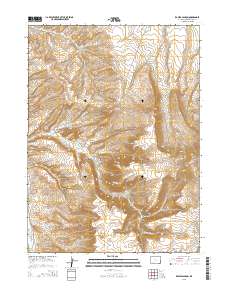 2015 Map of Kappes Canyon, 2015 Print