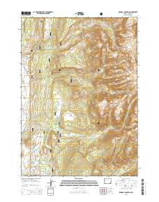 2015 Map of Kendall Mountain, 2015 Print