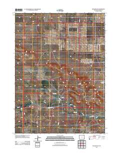 2012 Map of Kessler Gap, 2012 Print
