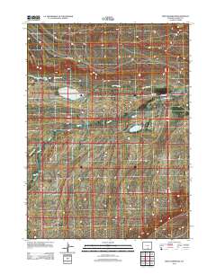 2012 Map of Kindt Reservoir, 2012 Print