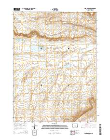 2015 Map of Kindt Reservoir, 2015 Print