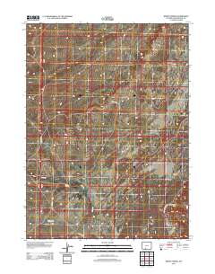 2012 Map of Kinney Spring, 2012 Print