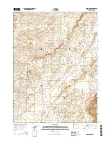 2015 Map of Kinney Spring, 2015 Print