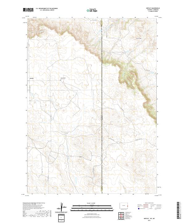 2021 Map of Kirtley, 2021 Print