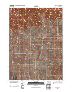 2012 Map of Kirtley SW, 2012 Print