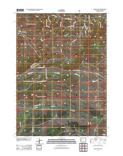 2012 Map of Kismet Peak, 2012 Print