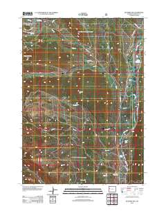 2012 Map of Klondike Hill, 2012 Print