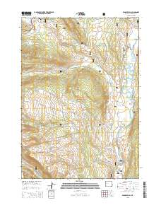 2015 Map of Klondike Hill, 2015 Print
