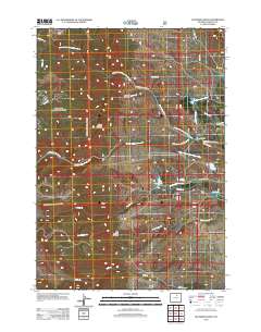 2012 Map of Klondike Ranch, 2012 Print