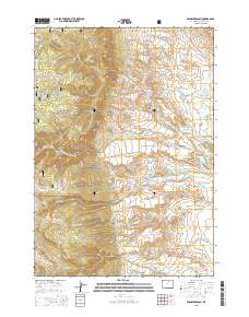2015 Map of Klondike Ranch, 2015 Print