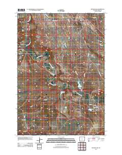 2012 Map of Kruger Lake, 2012 Print