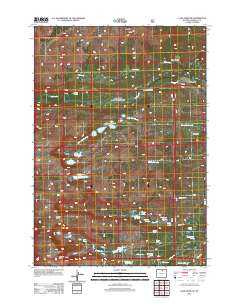 2012 Map of Lake Angeline, 2012 Print