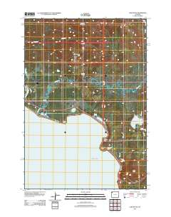 2012 Map of Lake Butte, 2012 Print