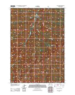 2012 Map of Lake Creek, 2012 Print