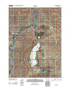 2012 Map of Lake Ione, 2012 Print