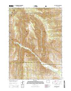 2015 Map of Lake Mountain, 2015 Print