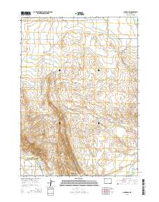 2015 Map of Lander NW, 2015 Print