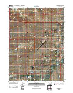 2012 Map of Laramie SW, 2012 Print