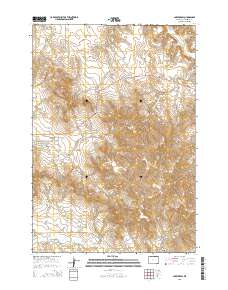 2015 Map of Larey Draw, 2015 Print
