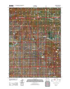 2012 Map of Leckie, 2012 Print