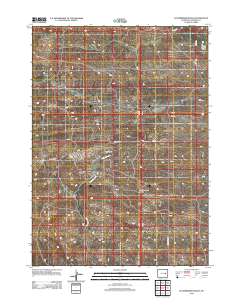 2012 Map of Leuenberger Ranch, 2012 Print
