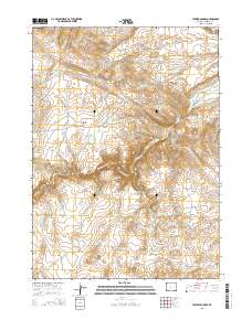 2015 Map of Lewiston Lakes, 2015 Print