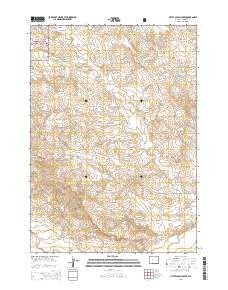 2015 Map of Little Alkali Creek, 2015 Print