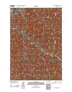 2012 Map of Livingston Draw, 2012 Print