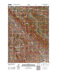 2012 Map of Logan Mountain, 2012 Print