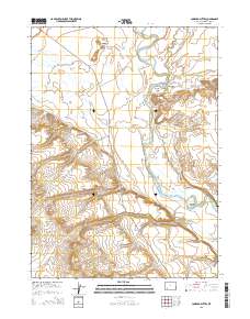 2015 Map of Lombard Buttes, 2015 Print