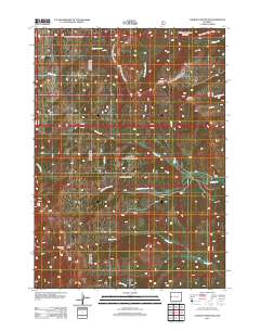 2012 Map of Lookout Mountain, 2012 Print