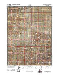 2012 Map of Lost Creek Butte NW, 2012 Print