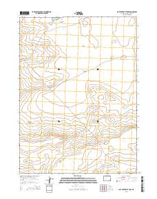 2015 Map of Lost Creek Butte NW, 2015 Print