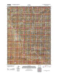 2012 Map of Lost Creek Butte SW, 2012 Print
