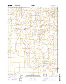 2015 Map of Lost Creek Butte SW, 2015 Print