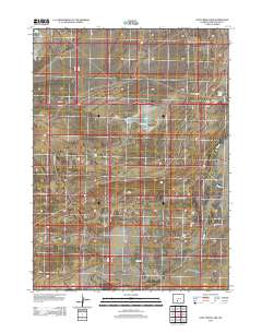 2012 Map of Lost Creek Lake, 2012 Print