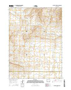2015 Map of Lost Creek Reservoir, 2015 Print