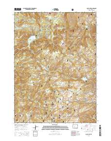 2015 Map of Louis Lake, 2015 Print