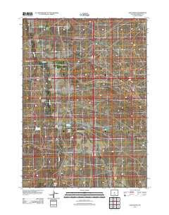 2012 Map of Love Ranch, 2012 Print